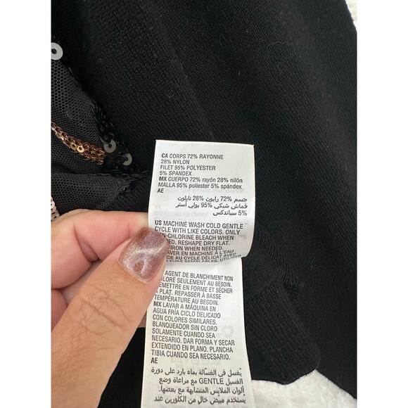 Charter Club Sequin Argyle Cardigan Sweater XL Holidays Party - Picture 8 of 8